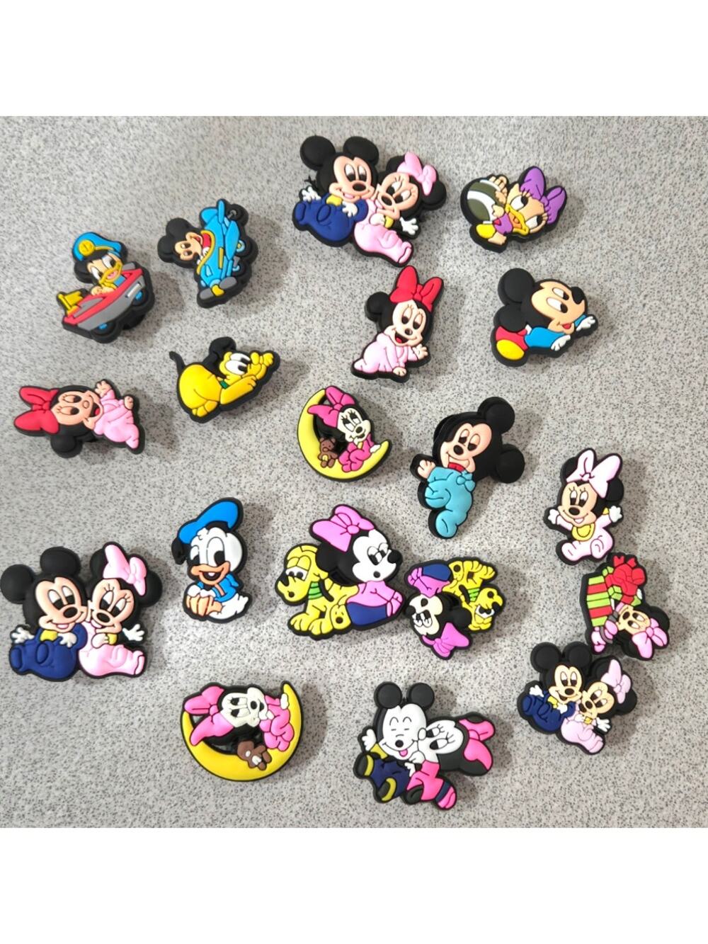 Baby Mickey Mouse and Friends 19 Pieces Shoe Charms for Crocs New Without Tags